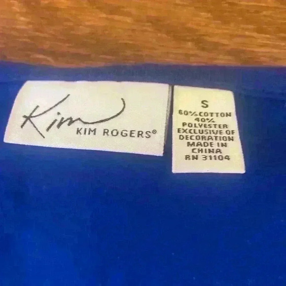 Christmas Winter Holiday Long Sleeve Tee embroidered sequins beading size Small - Picture 6 of 9